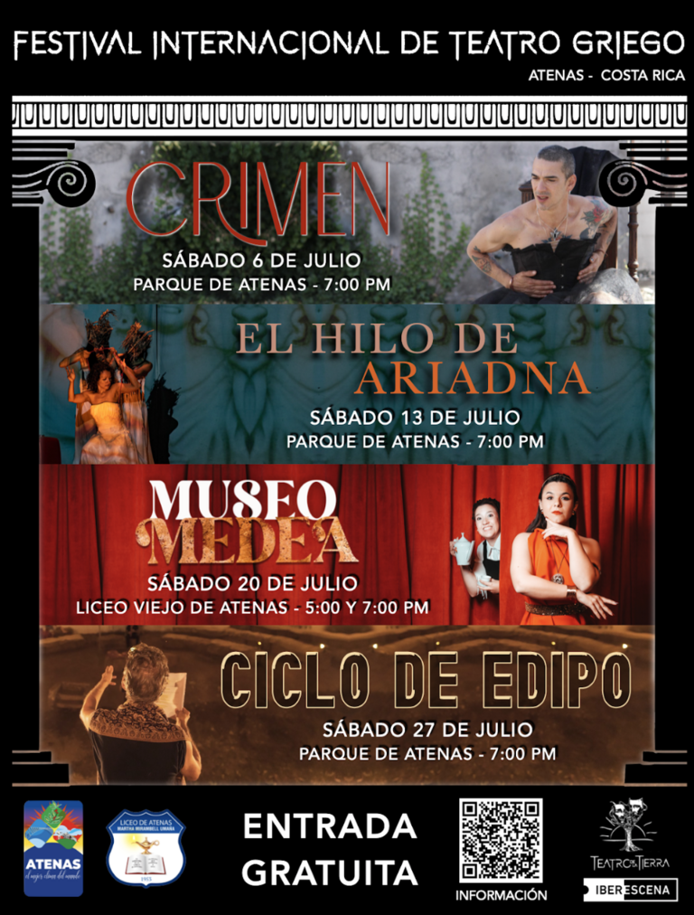 !Teatro gratis por primera vez en Atenas de Alajuela!